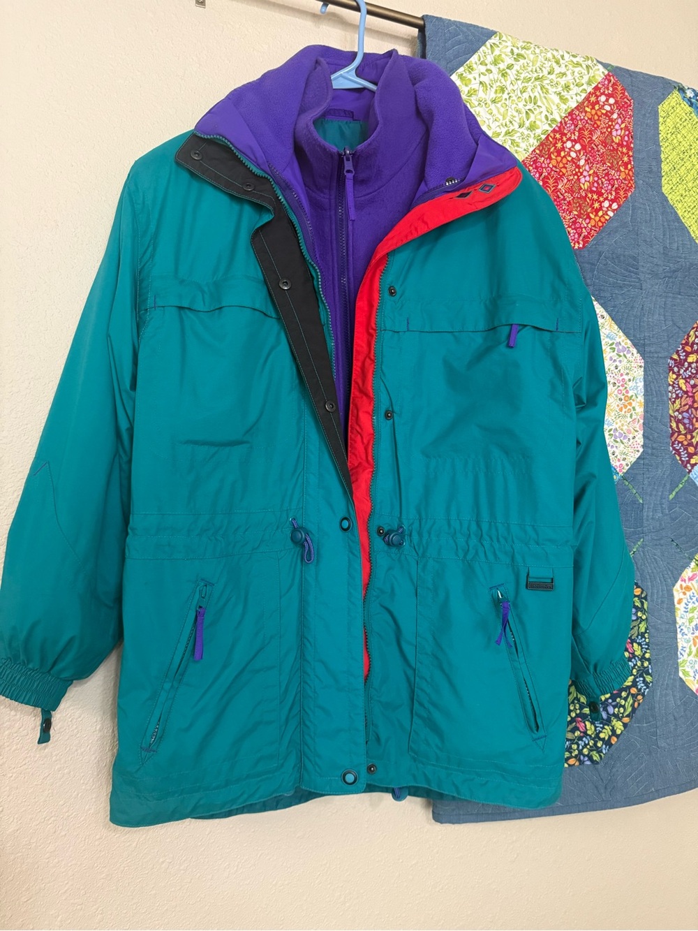 Women's Ski & Snow set of Three- Pants, fleece jacket and waterproof jacket.